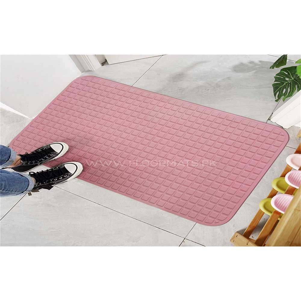 SQUARE TILE MAT-Pink