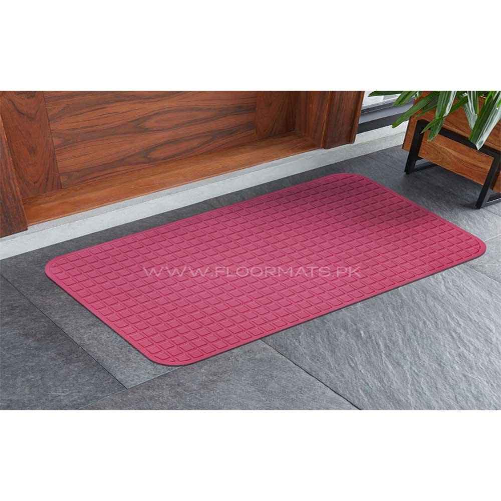 SQUARE TILE MAT-Margenta