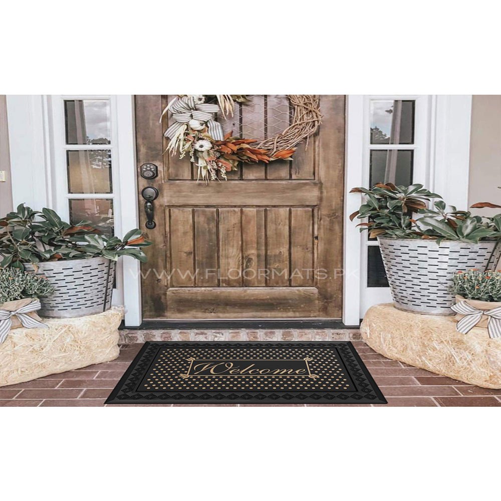 WELCOME PRINTING MAT-Golden
