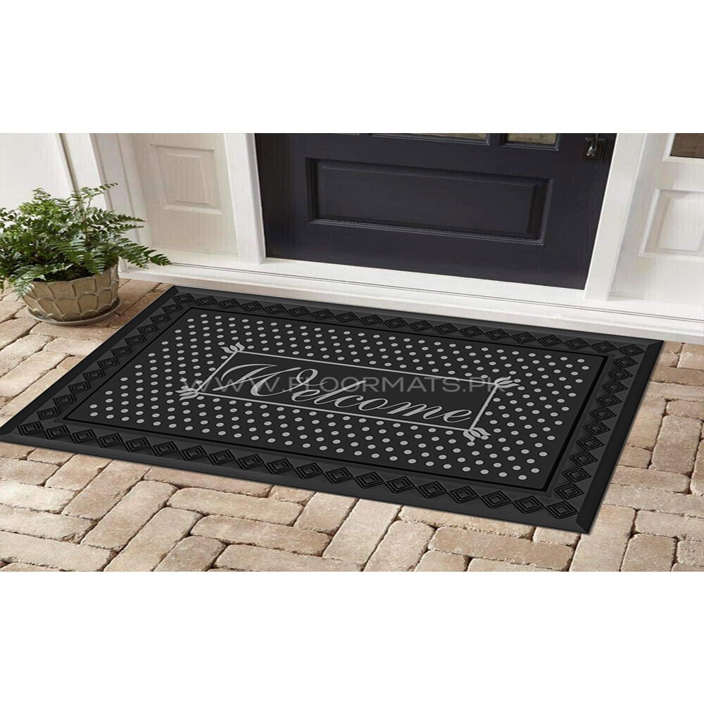 WELCOME PRINTING MAT-Silver