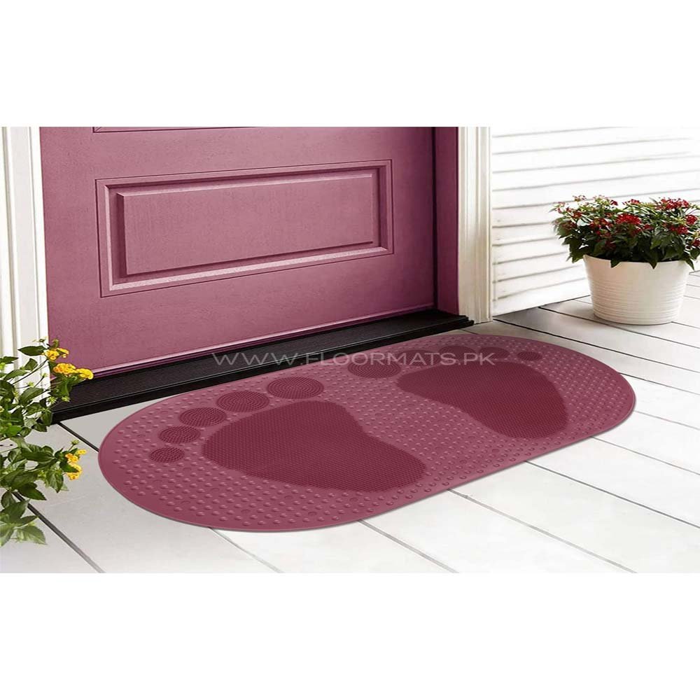 OVAL BIG FOOT MAT-Mergenta