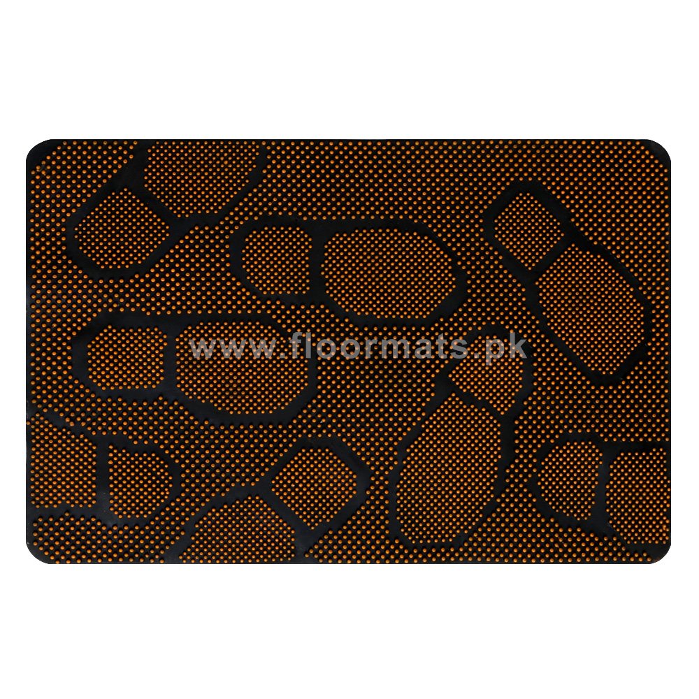 SHOES NAIL PRINTED MAT-ORANGE - Image 3