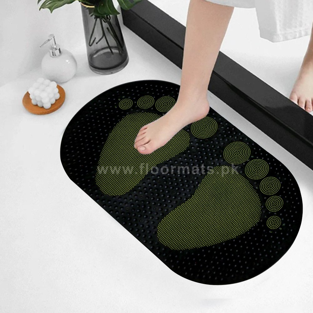 OVAL BIG FOOT PRINTING MAT-EMERALD GREEN - Image 3