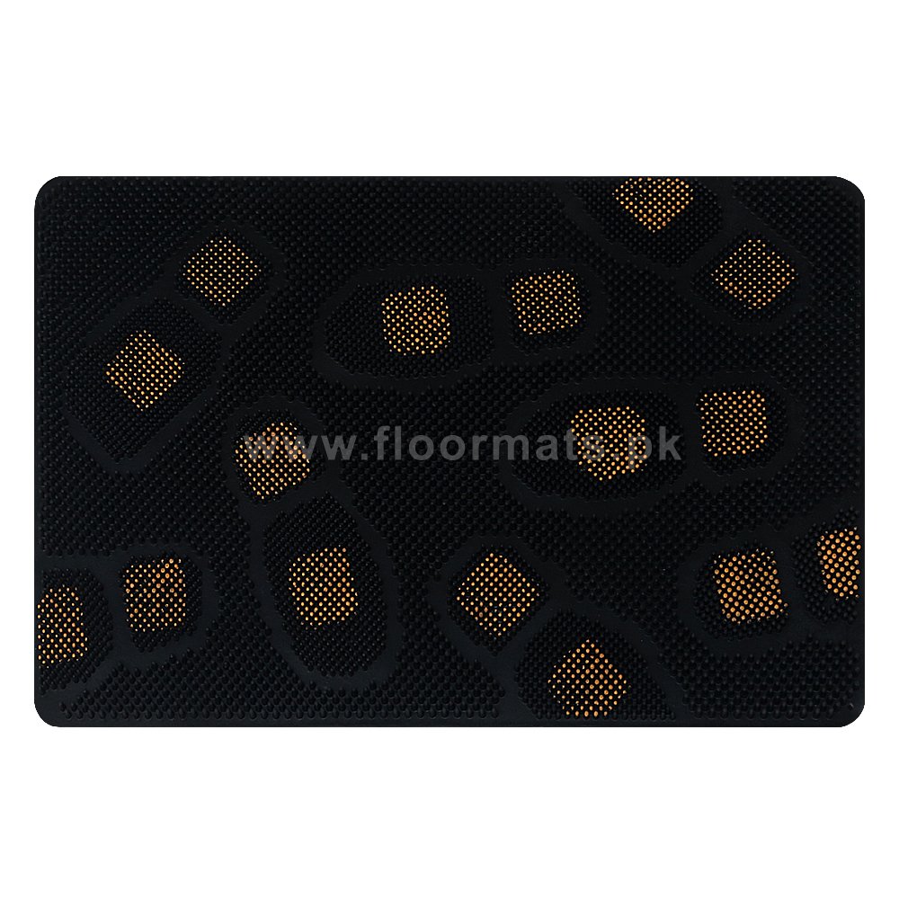 SHOES NAIL PRINTED MAT-ORANGE - Image 2