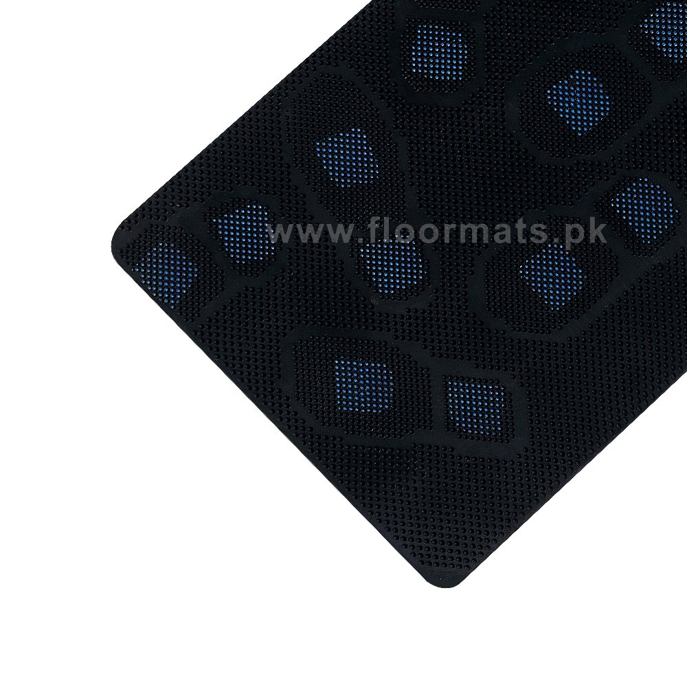 SHOES NAIL PRINTED MAT- BLUE - Image 2