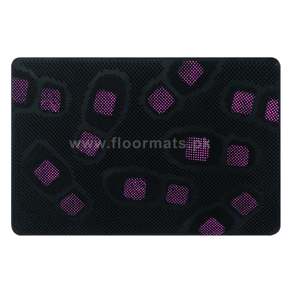 SHOES NAIL PRINTED MAT- PURPLE - Image 2