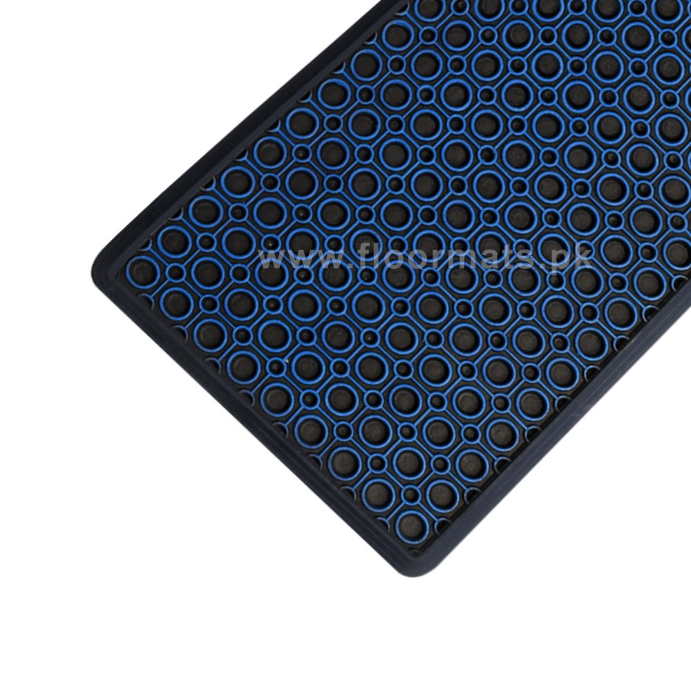 SMALL FLOOR CARE PRINTED MAT- BLUE - Image 2