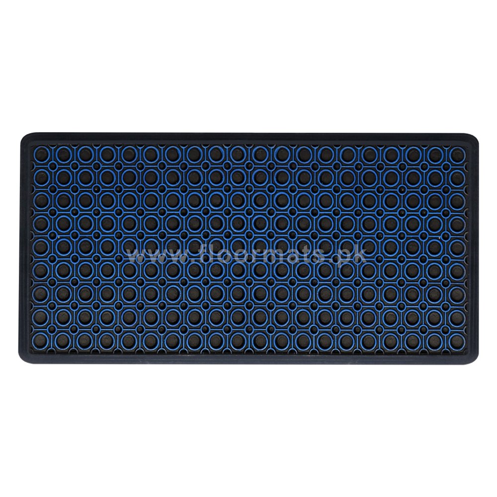 SMALL FLOOR CARE PRINTED MAT- BLUE - Image 3